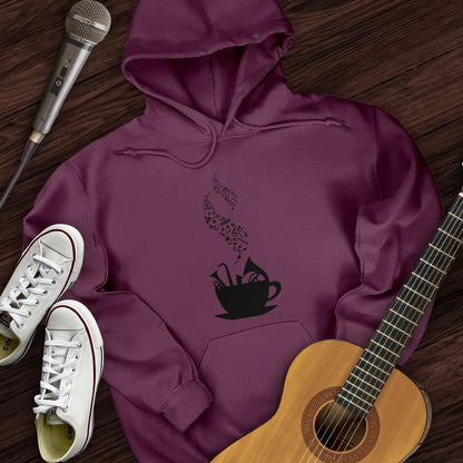 Printify Hoodie Maroon / S Cup of Music Hoodie