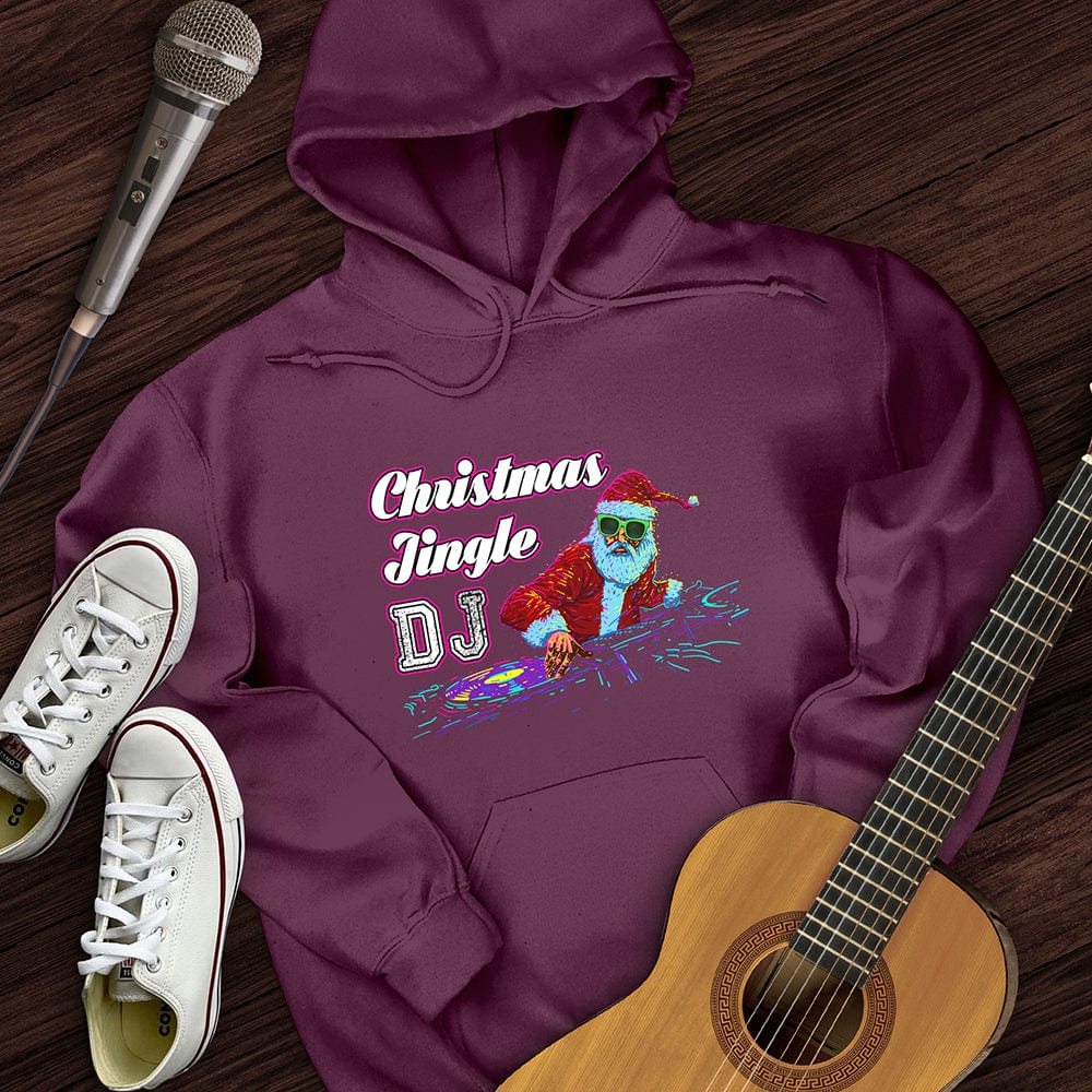 Printify Hoodie Maroon / S DJ Jingle Hoodie