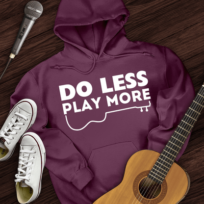 Printify Hoodie Maroon / S Do Less Hoodie