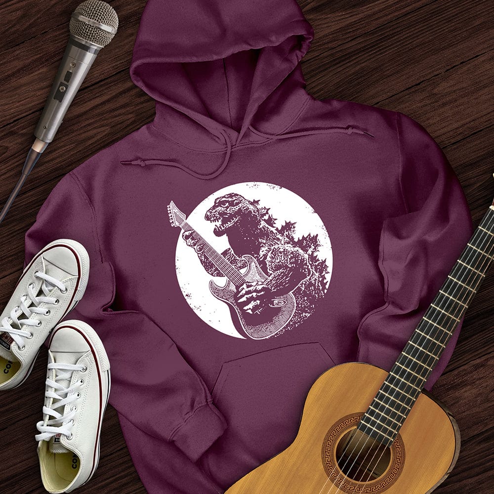 Printify Hoodie Maroon / S Electric Dino Hoodie