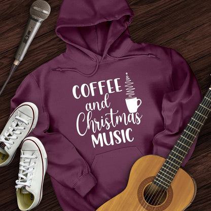 Printify Hoodie Maroon / S I Run on Coffee Hoodie