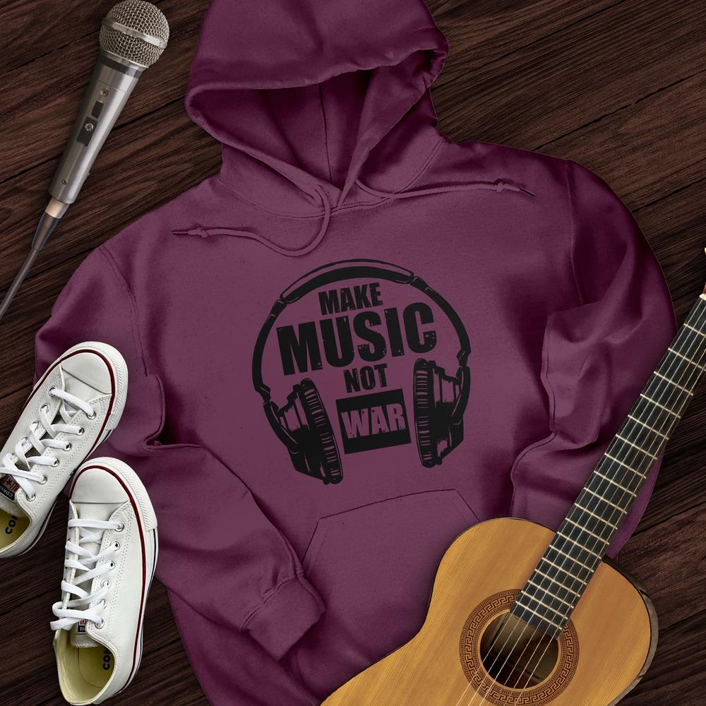 Printify Hoodie Listen To Music Hoodie