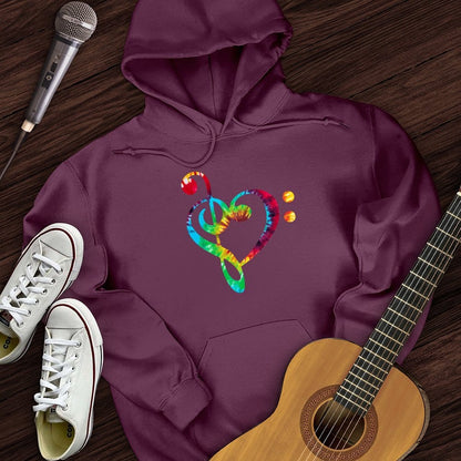 Printify Hoodie Maroon / S Love Notes Hoodie