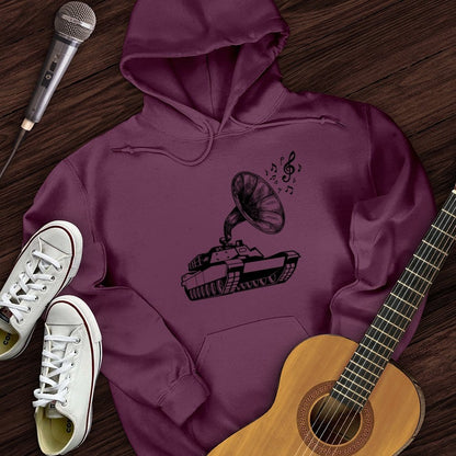 Printify Hoodie Maroon / S Musical Tank Hoodie