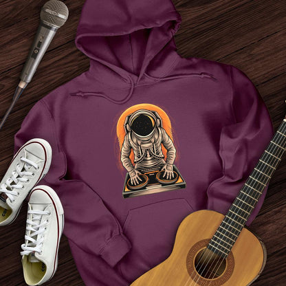 Printify Hoodie Maroon / S Orange Astro Hoodie