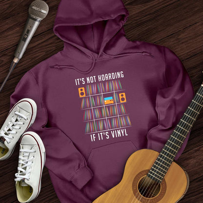 Printify Hoodie Maroon / S Record Collector Hoodie