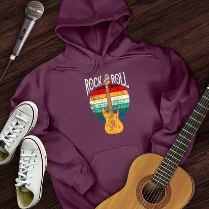 Printify Hoodie Maroon / S Rock and Roll Pick Hoodie