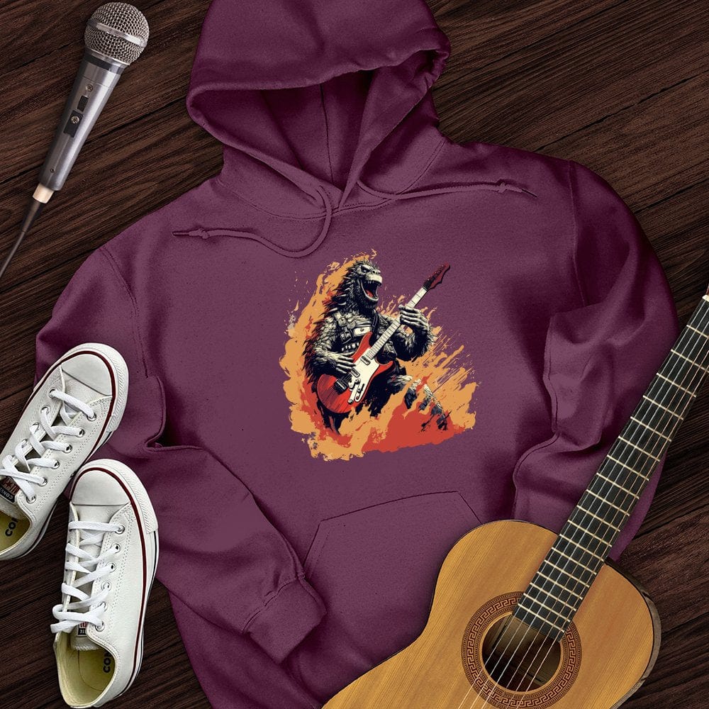 Printify Hoodie Maroon / S Shredzilla Hoodie