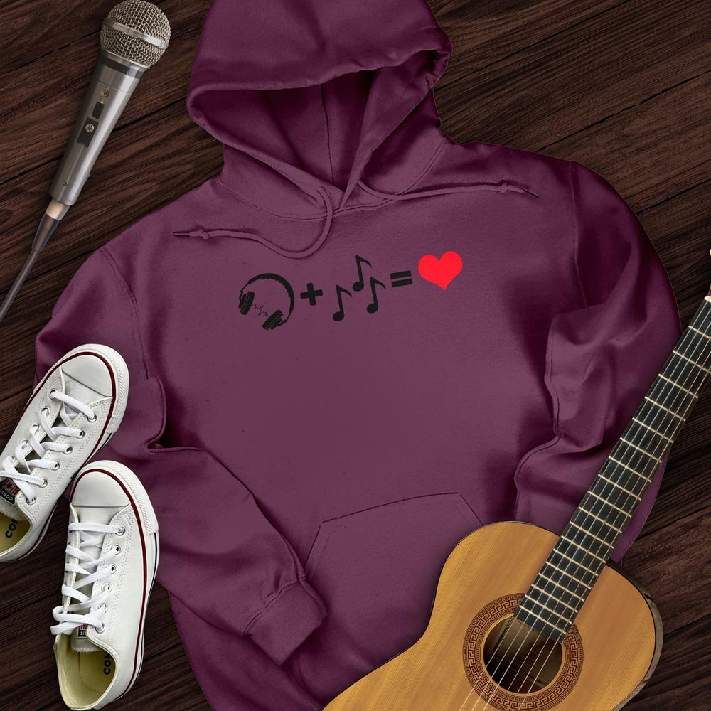 Printify Hoodie Maroon / S Simple Equation Hoodie