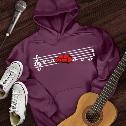 Printify Hoodie Maroon / S Sofa Mi Re Do Hoodie