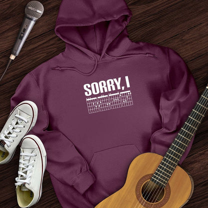 Printify Hoodie Maroon / S Sorry, I Hoodie