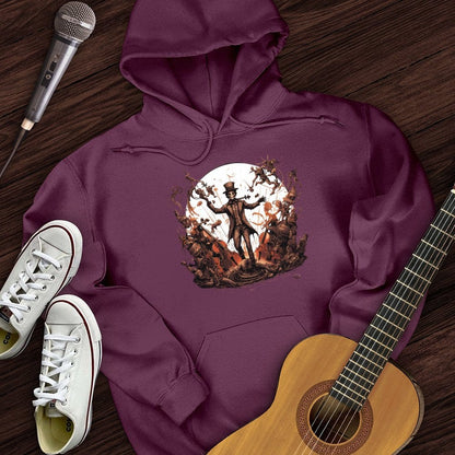 Printify Hoodie Maroon / S Steampunk Conductor Hoodie