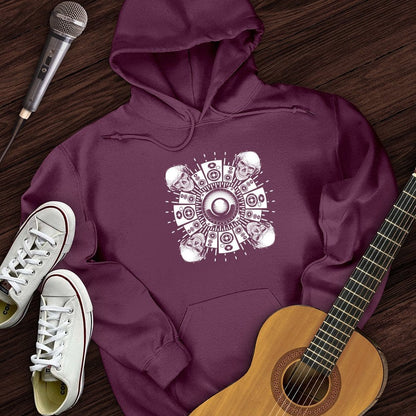 Printify Hoodie Maroon / S Trippy Speaker  Hoodie