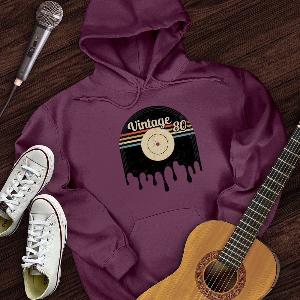 Printify Hoodie Maroon / S Vintage 80 Hoodie