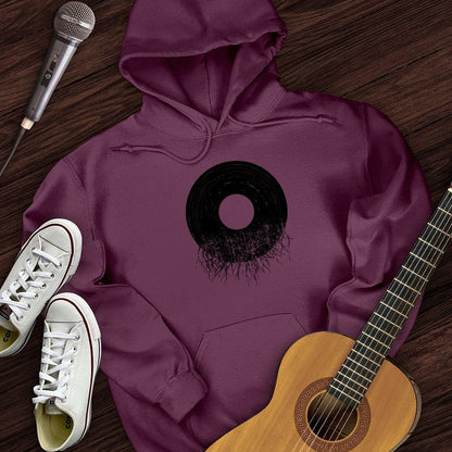 Printify Hoodie Maroon / S Vinyl Nature Hoodie