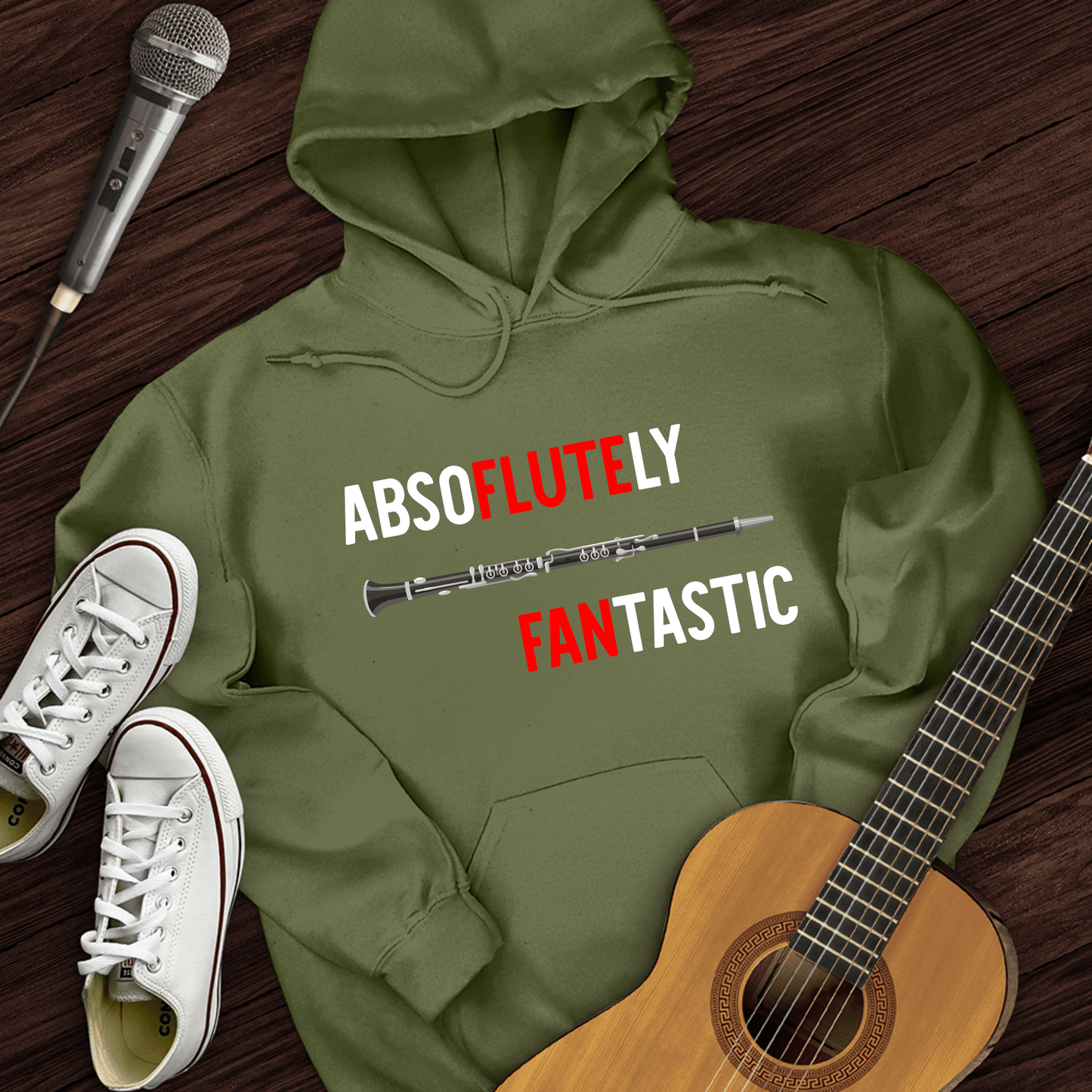 Printify Hoodie Military Green / S Absoflutely Hoodie