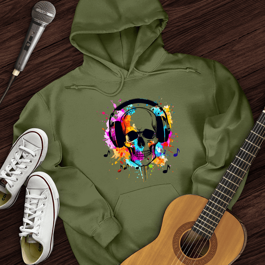 Printify Hoodie Military Green / S Beat Explosion Hoodie