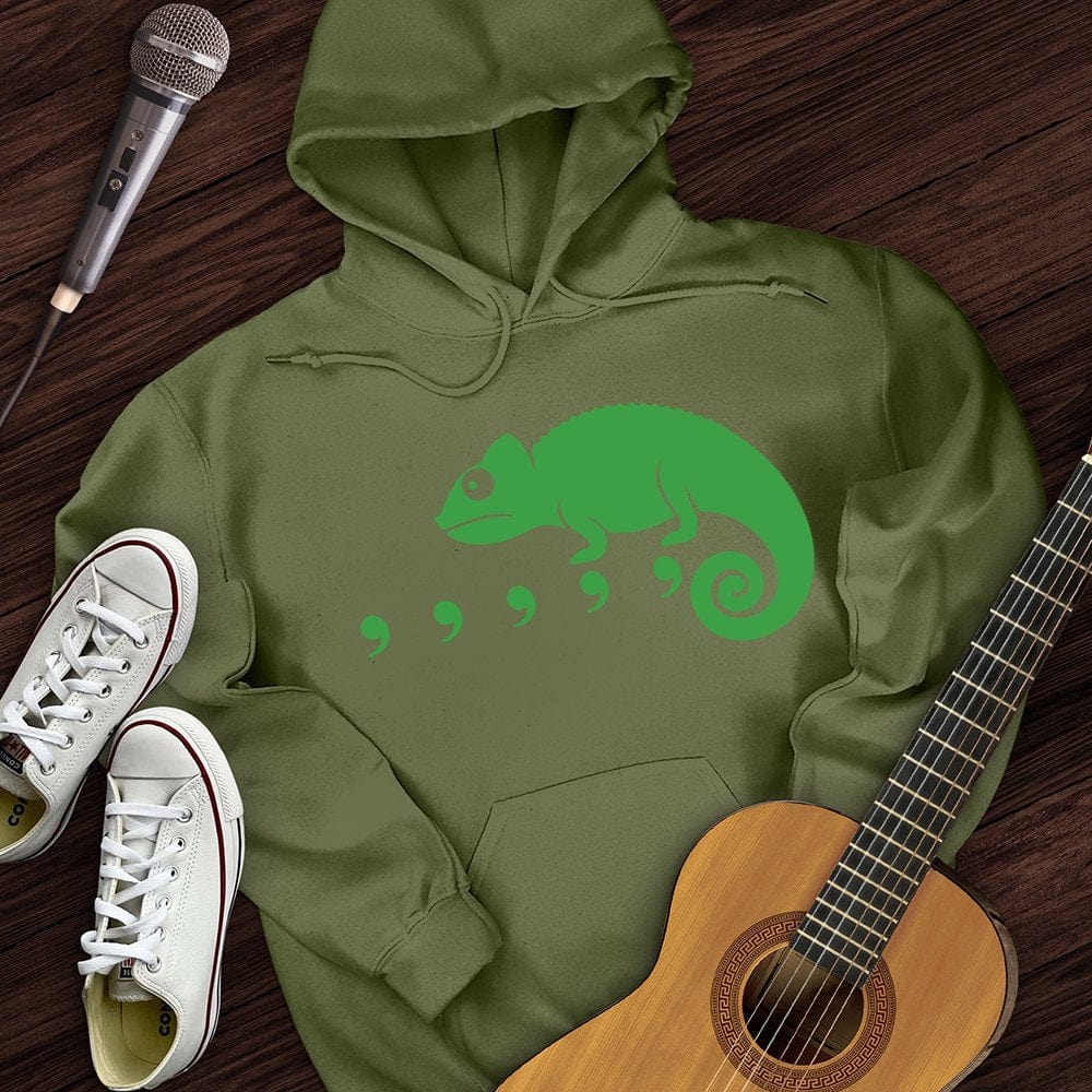 Printify Hoodie Military Green / S Chameleon Hoodie