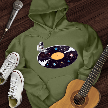 Printify Hoodie Military Green / S Cosmic Vinyl Hoodie
