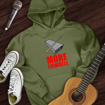 Printify Hoodie Military Green / S Cowbell Hoodie