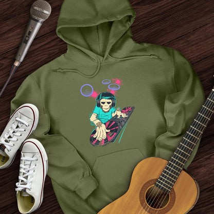 Printify Hoodie Military Green / S DJ Chimp Hoodie