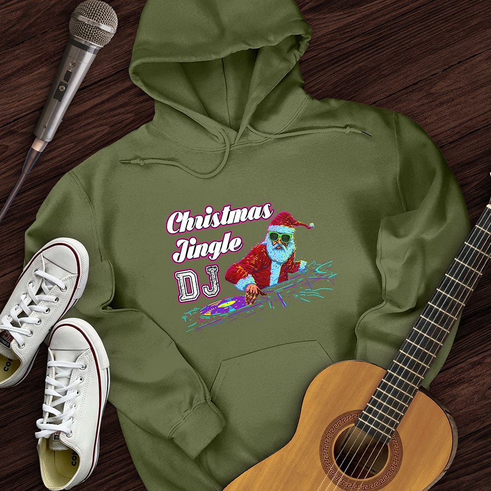 Printify Hoodie Military Green / S DJ Jingle Hoodie