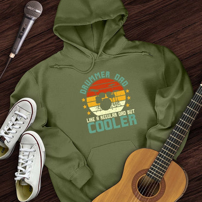 Printify Hoodie Military Green / S Drummer Dad Hoodie