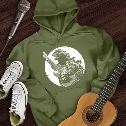 Printify Hoodie Military Green / S Electric Dino Hoodie