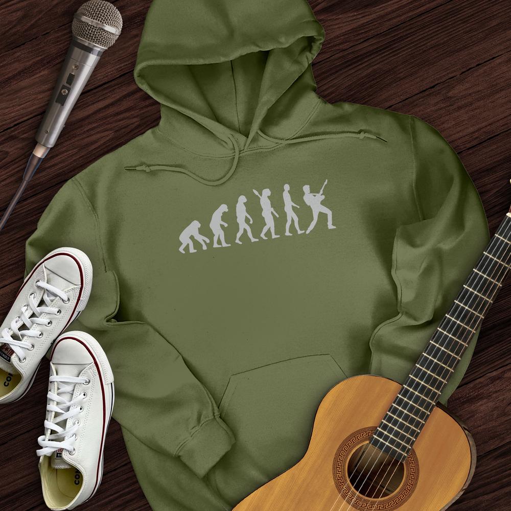 Printify Hoodie Military Green / S Evolution of Rock Hoodie