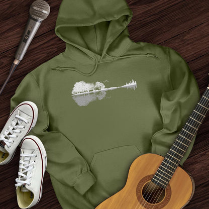 Printify Hoodie Military Green / S Forrest Guitar Hoodie