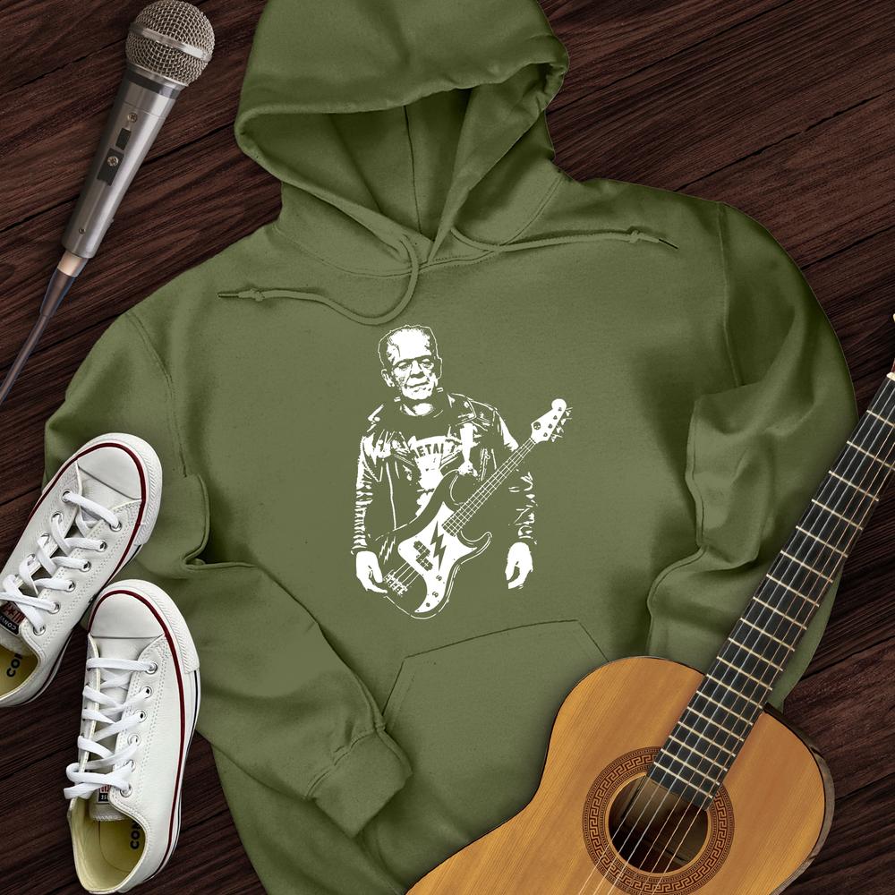 Printify Hoodie Military Green / S Frankenstein Guitar Hoodie
