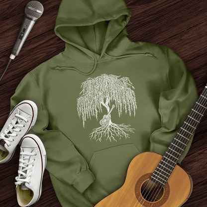Printify Hoodie Military Green / S Guitar Tree Hoodie