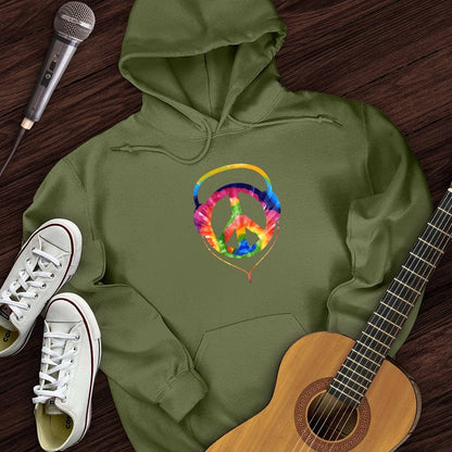Printify Hoodie Military Green / S Headphones Hoodie