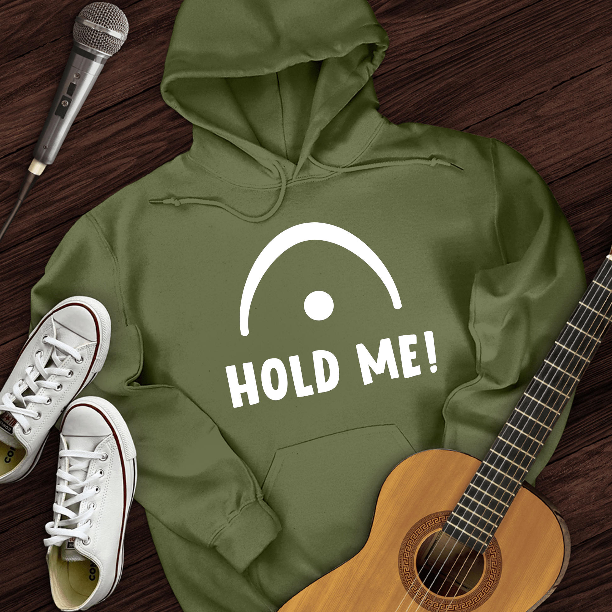 Printify Hoodie Military Green / S Hold Me Hoodie