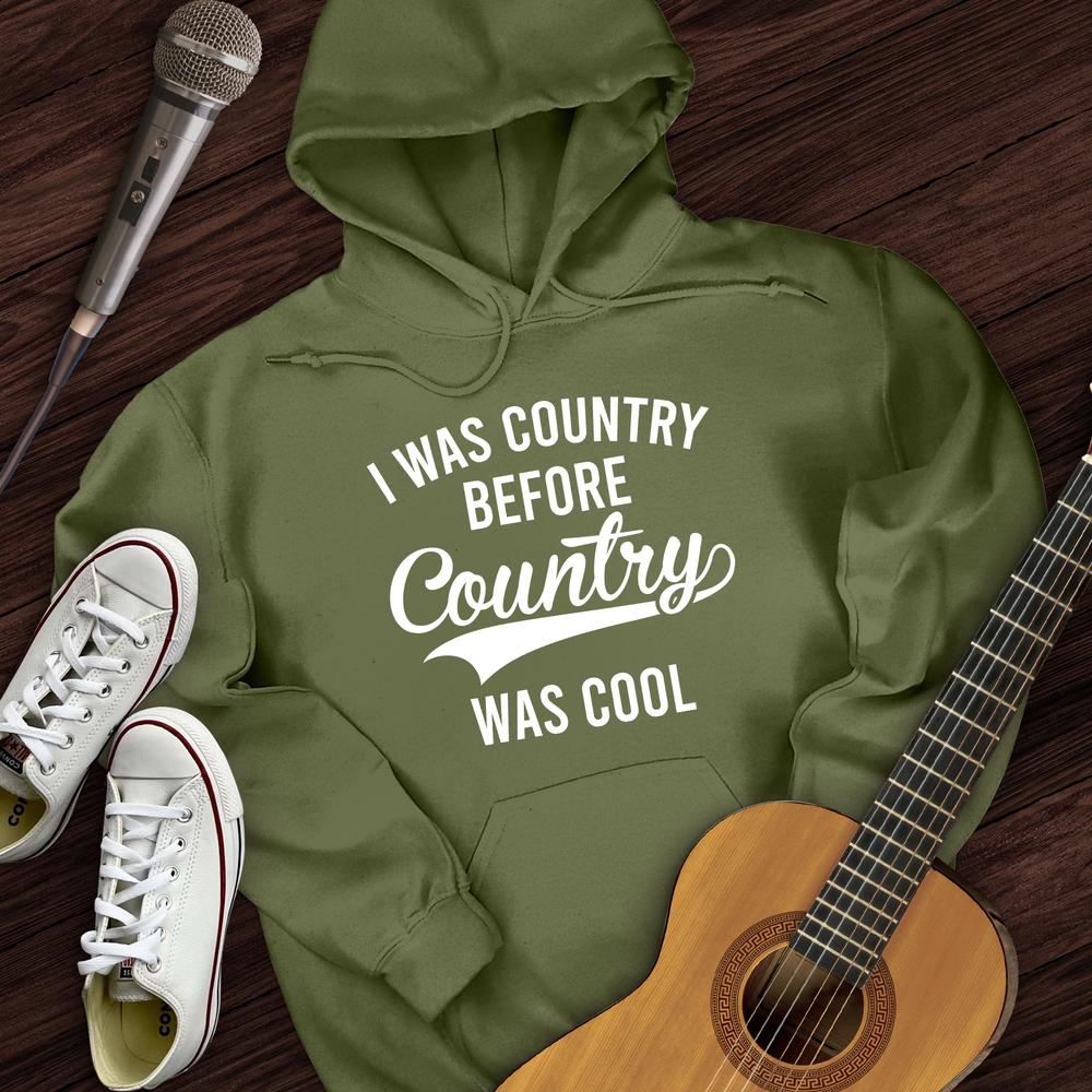 Printify Hoodie Military Green / S I Was Cool Hoodie