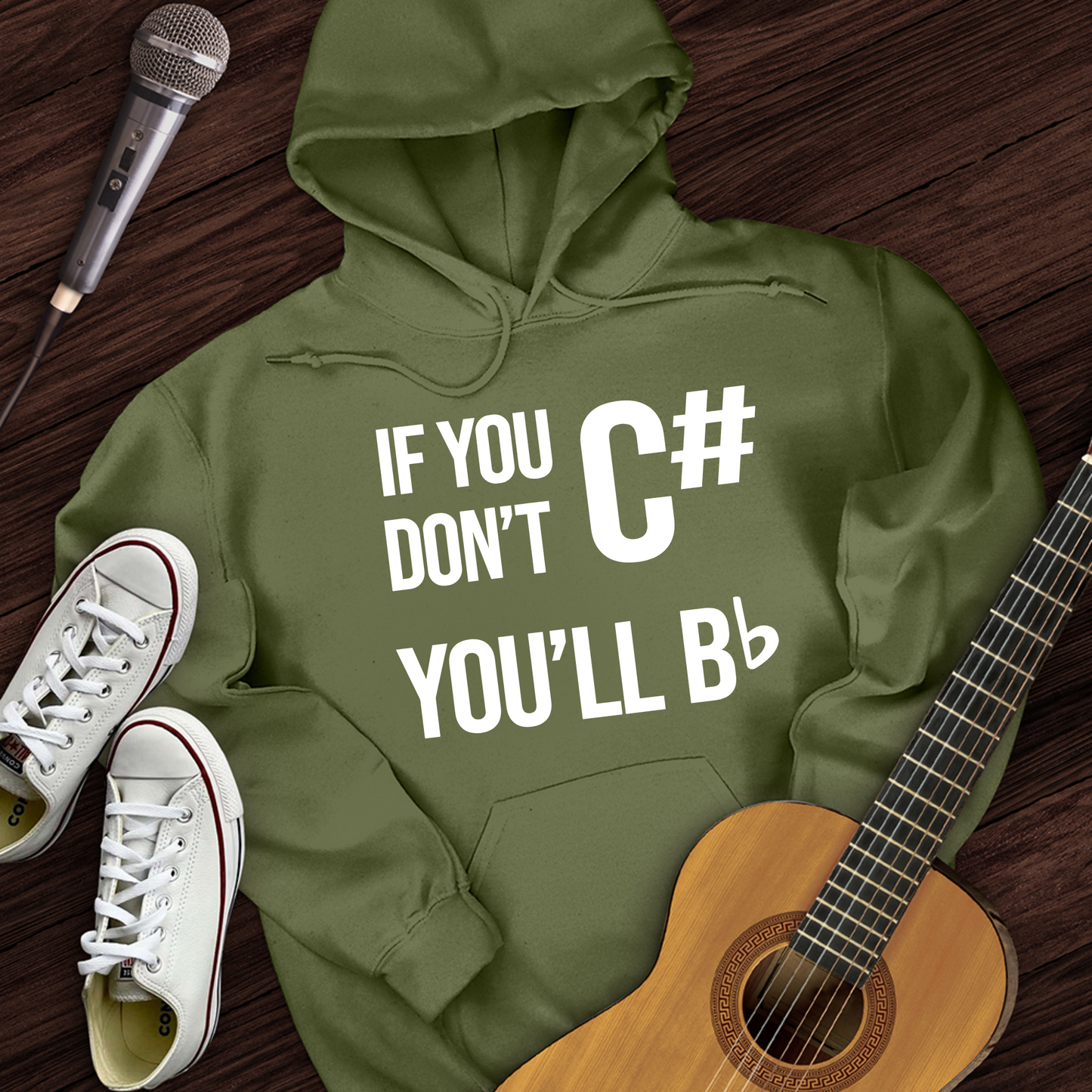 Printify Hoodie Military Green / S If You Don't Hoodie