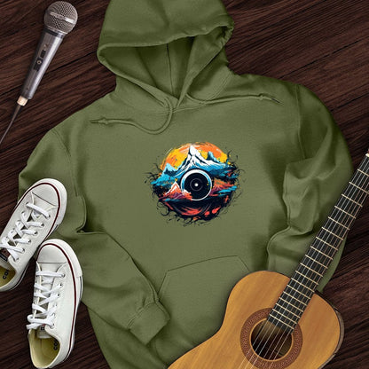 Printify Hoodie Military Green / S Intertwined Nature Vinyl Hoodie