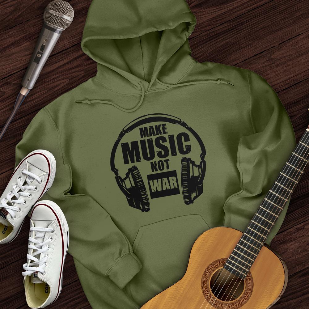Printify Hoodie Listen To Music Hoodie