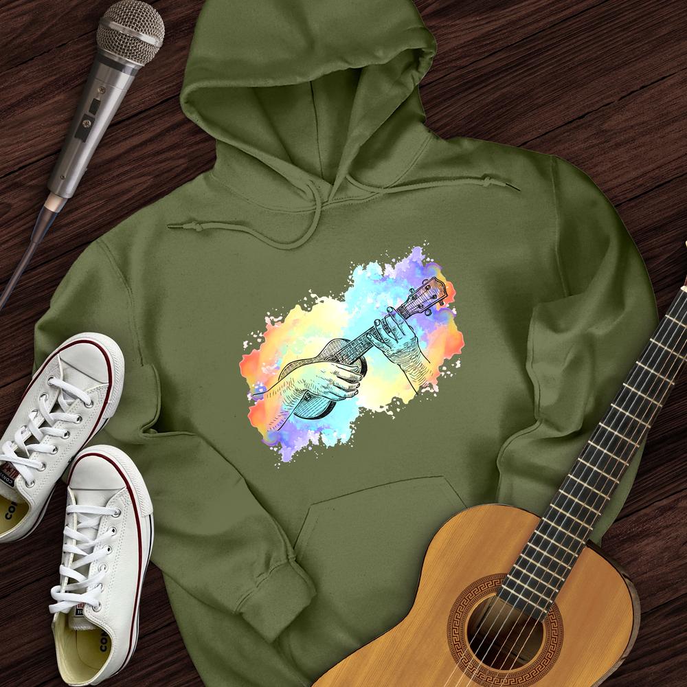 Printify Hoodie Military Green / S My Ukulele Hoodie