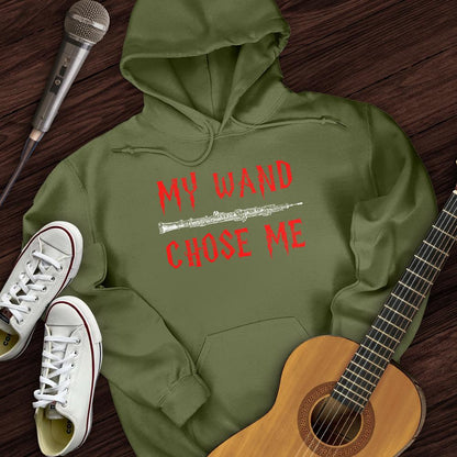 Printify Hoodie Military Green / S My Wand Chose Me Hoodie