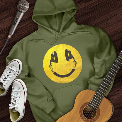 Printify Hoodie Military Green / S Smile Hoodie