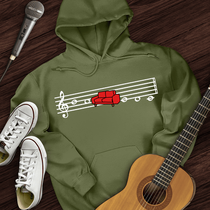Printify Hoodie Military Green / S Sofa Mi Re Do Hoodie
