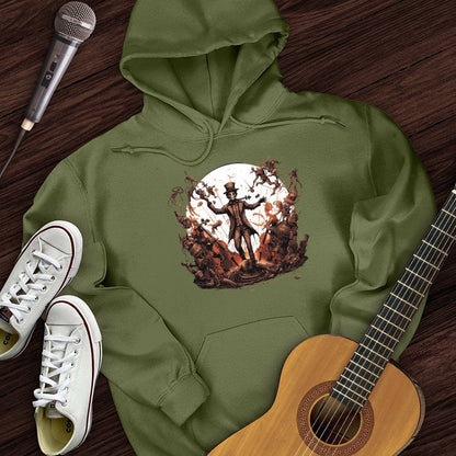 Printify Hoodie Military Green / S Steampunk Conductor Hoodie