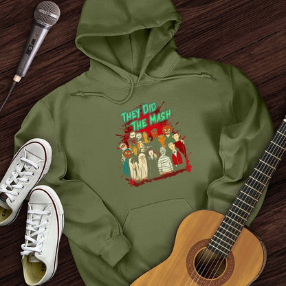 Printify Hoodie Military Green / S They Did The Mash Hoodie