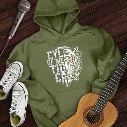 Printify Hoodie Military Green / S Tiger Hoodie