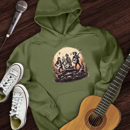 Printify Hoodie Military Green / S Undead Concert Hoodie