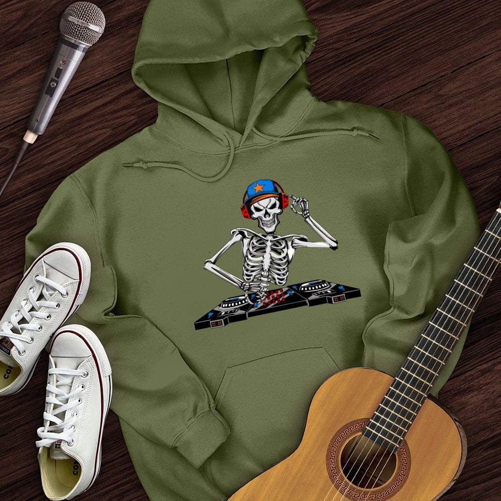 Printify Hoodie Military Green / S Undead DJ Hoodie