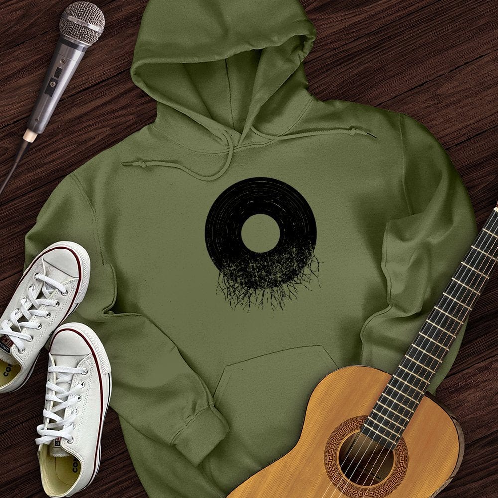 Printify Hoodie Military Green / S Vinyl Nature Hoodie