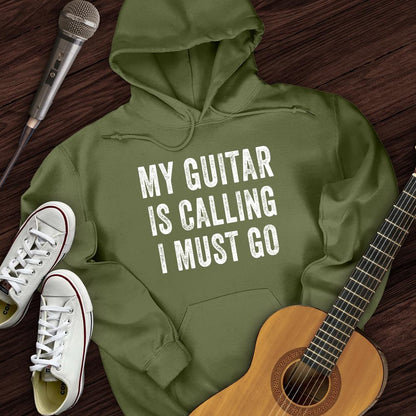 Printify Hoodie My Guitar Is Calling Hoodie
