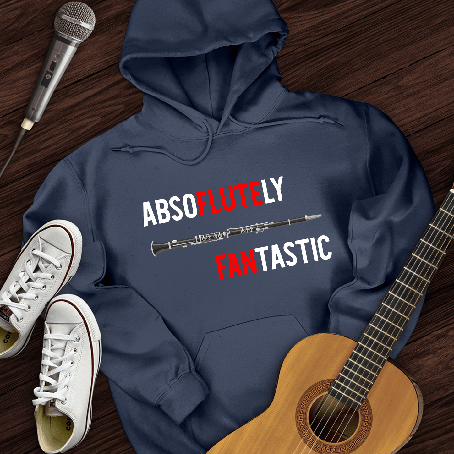 Printify Hoodie Navy / S Absoflutely Hoodie